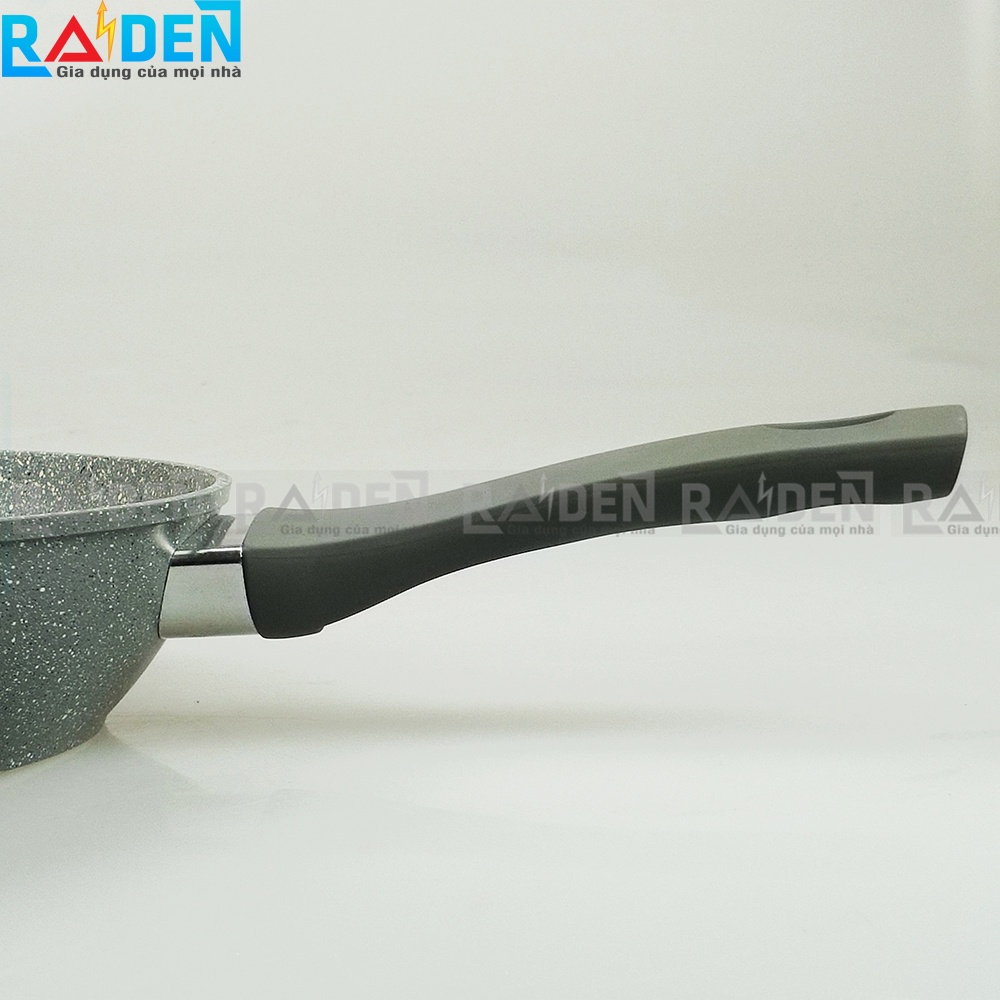 Chảo từ chống dính vân đá Greencook GCP02-28 size 28cm dùng trên bếp gas, bếp hồng ngoại, bếp từ