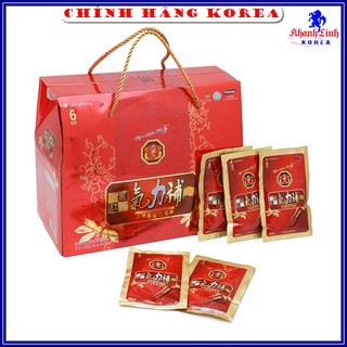 Nước Hồng Sâm Hàn Quốc Bio Chính Hãng, Xách 30 gói x 70ml