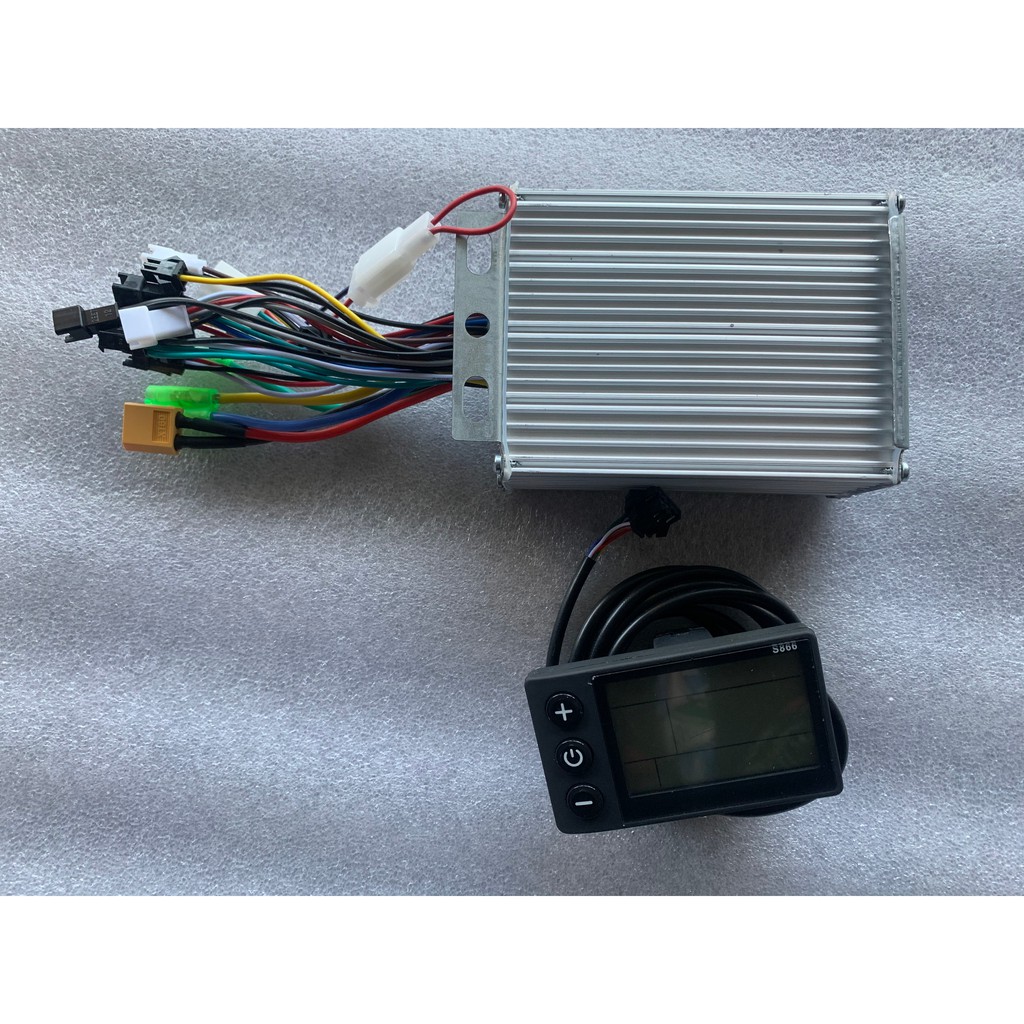 Bộ Điều Khiển Ldc + Màn Hình Lcd 24V36V48V60V 450W Cho Xe Máy Điện ,Xe Đạp, Đồng Hồ Tốc Độ Xe Điện