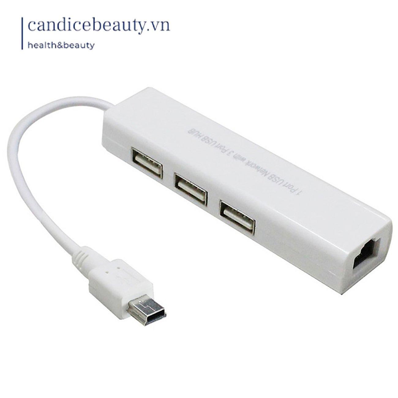 Bộ Chuyển Đổi Usb 5 Pin Sang Lan Ethernet Rj45 3 Cổng Usb | BigBuy360 - bigbuy360.vn