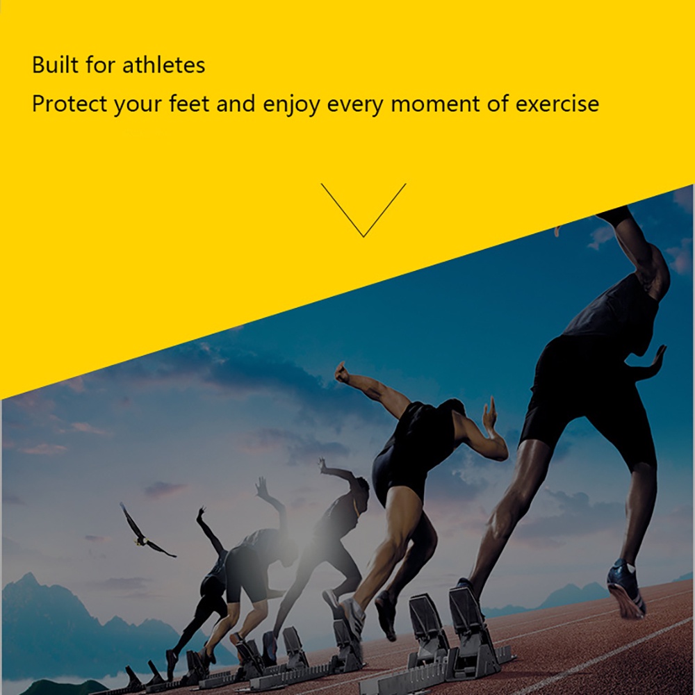 Đế lót giày thể thao chạy bộ leo núi bằng cao su non thấm hút sốc cho nam và nữ