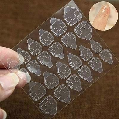 Băng Keo Dán Móng Tay Giả 24 Cái Nail Sticker, Hai Mặt Siêu Tiện Lợi - manh219