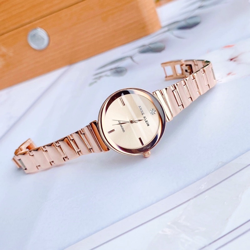 Đồng hồ nữ ANNE KLEIN model AK/2434RGRG tone rose gold sang trọng