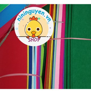 🚗🚕🚙 Combo 10 vải dạ nỉ cứng (45*45cm) trang trí thủ công.....