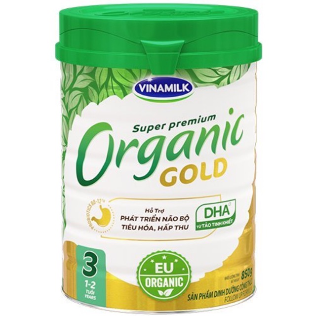 Sữa bột Vinamilk Organic Gold 3 850g