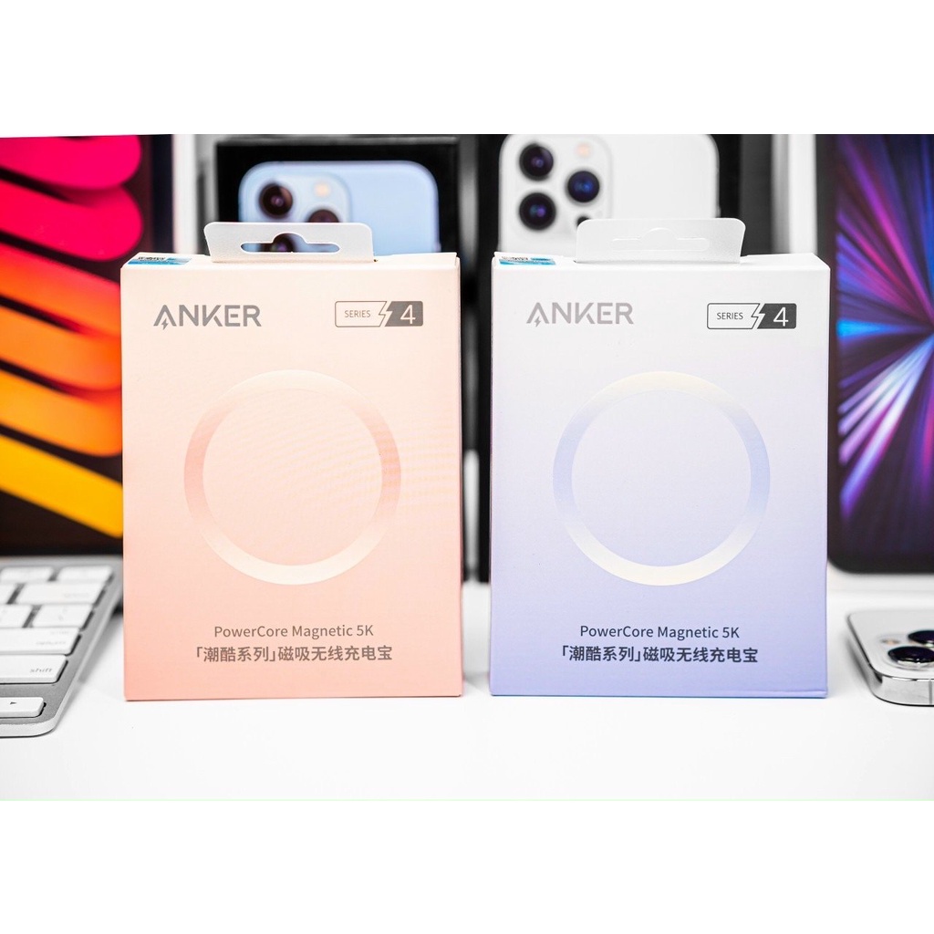 Pin dự phòng [CHÍNH HÃNG] Anker PowerCore Magsafe 5000mAh cho iPhone 12Series và 13 Series