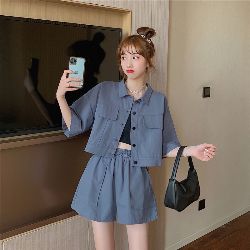 Korean style loose long-sleeved jacket spring new year 2021