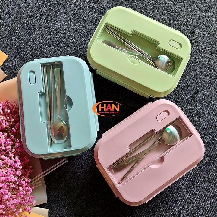 Hộp cơm văn phòng bằng thủy tinh cao cấp có chia ngăn chống tràn tuyệt đối 1000ml