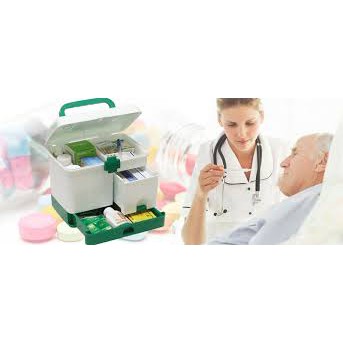 Hộp đựng thuốc Y Tế gia đình 3 Tầng .ĐTCA