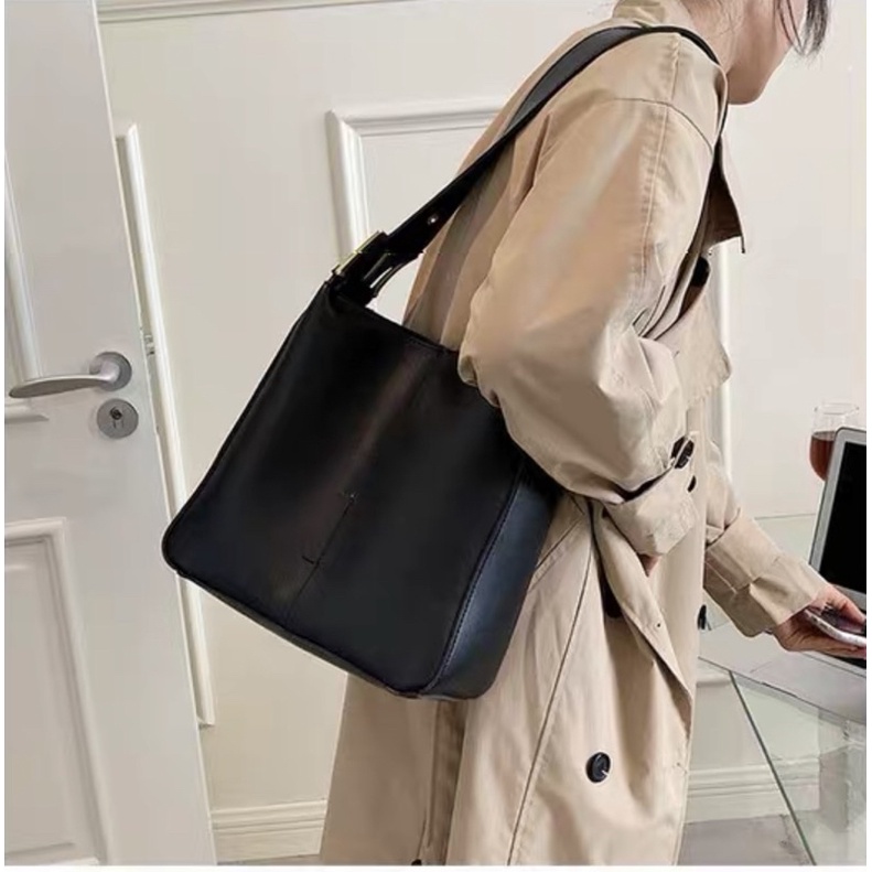 Túi Tote Da Vừa A4 Dây Đeo Có Nấc Tuỳ Chỉnh Hàng Da Dày Dặn