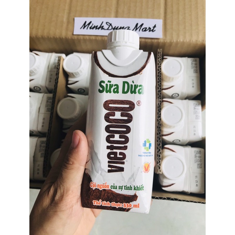 Nước Sữa dừa VietCoco chai tiện lợi 330ml