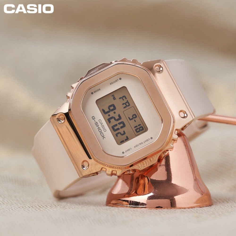 Đồng hồ nữ dây nhựa Casio G-Shock chính hãng Anh Khuê GM-S5600PG-4DR