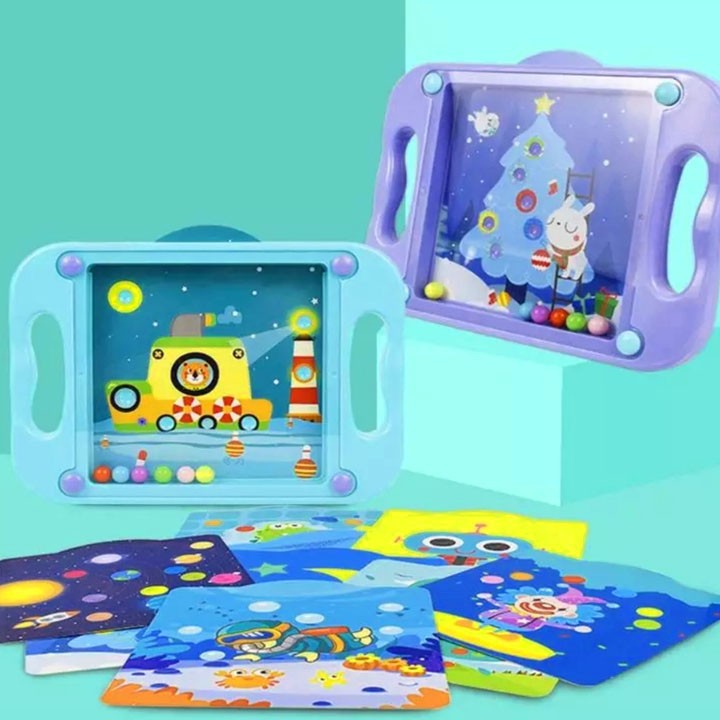 Bộ Đồ Chơi Bảng Lắc Bi Thú Vị Cho Bé