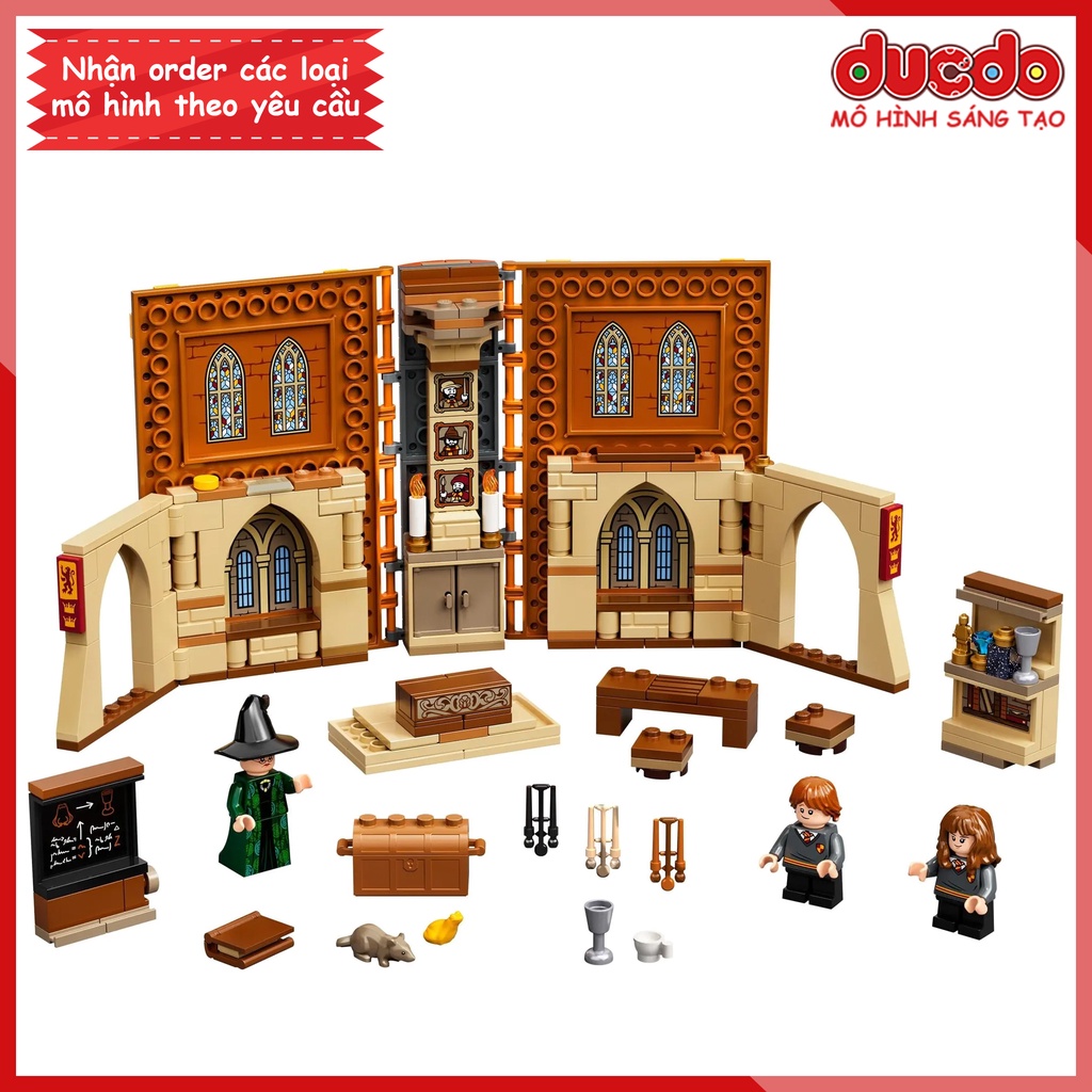 LRI TANK 60006 Lắp ghép Harry Potter Hogwarts Moment: Transfiguration Class - Đồ chơi Xếp hình Mô hình 76382 BLA