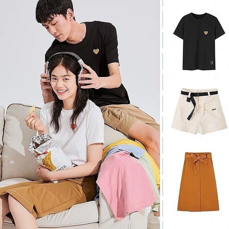 Áo Thun Cotton Ngắn Tay Dáng Rộng Thời Trang Đường Phố Cá Tính Cho Cặp Đô