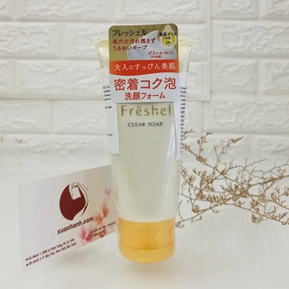 Sữa rửa mặt Kanebo Freshel Whitening Clear Soap trắng da, dịu nhẹ