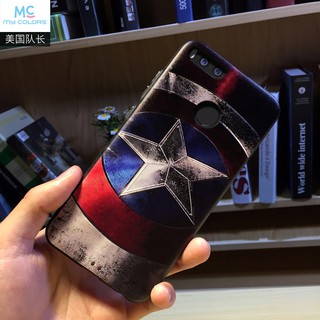 Ốp lưng Xiaomi Mi A1 và Mi 5X hoa văn My Color Captain America