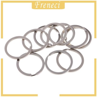 10 chiếc kim loại 30 mm phẳng chia chìa khóa tròn móc khóa nhẫn sử dụng tại nhà