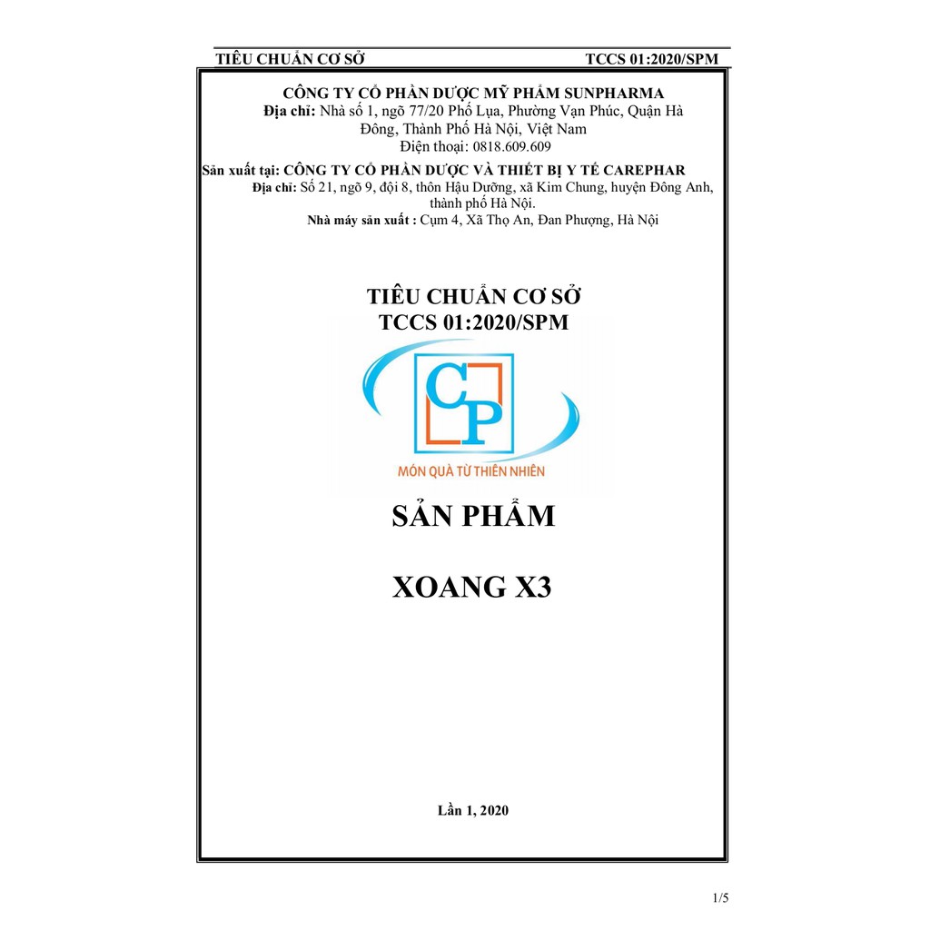 Xịt xoang X3 – Hỗ trợ giảm triệu chứng ngạt mũi, sổ mũi do viêm xoang, viêm mũi dị ứng (15ml)