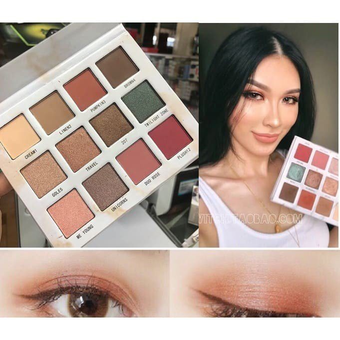 Bảng Phấn Mắt Lameila 12 Màu Vỏ Trắng Hàng Nội Địa Trung 30gr | BigBuy360 - bigbuy360.vn