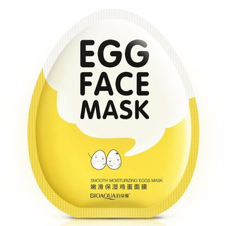 Combo 10 miếng mặt nạ Bioaqua Egg Face Mask (trứng vàng)