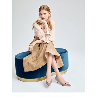 [Order] Giày cao gót Daphne da lộn mẫu mới