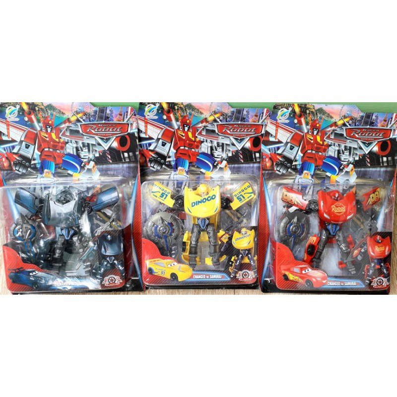 Lắp ráp 1 mô hình Robot_SamuRai biến thành Xe bằng nhựa rất đẹp