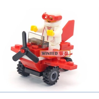 Bộ xếp hình lego máy bay quân sự mini , lego máy bay , mini lego 35+ chi tiết