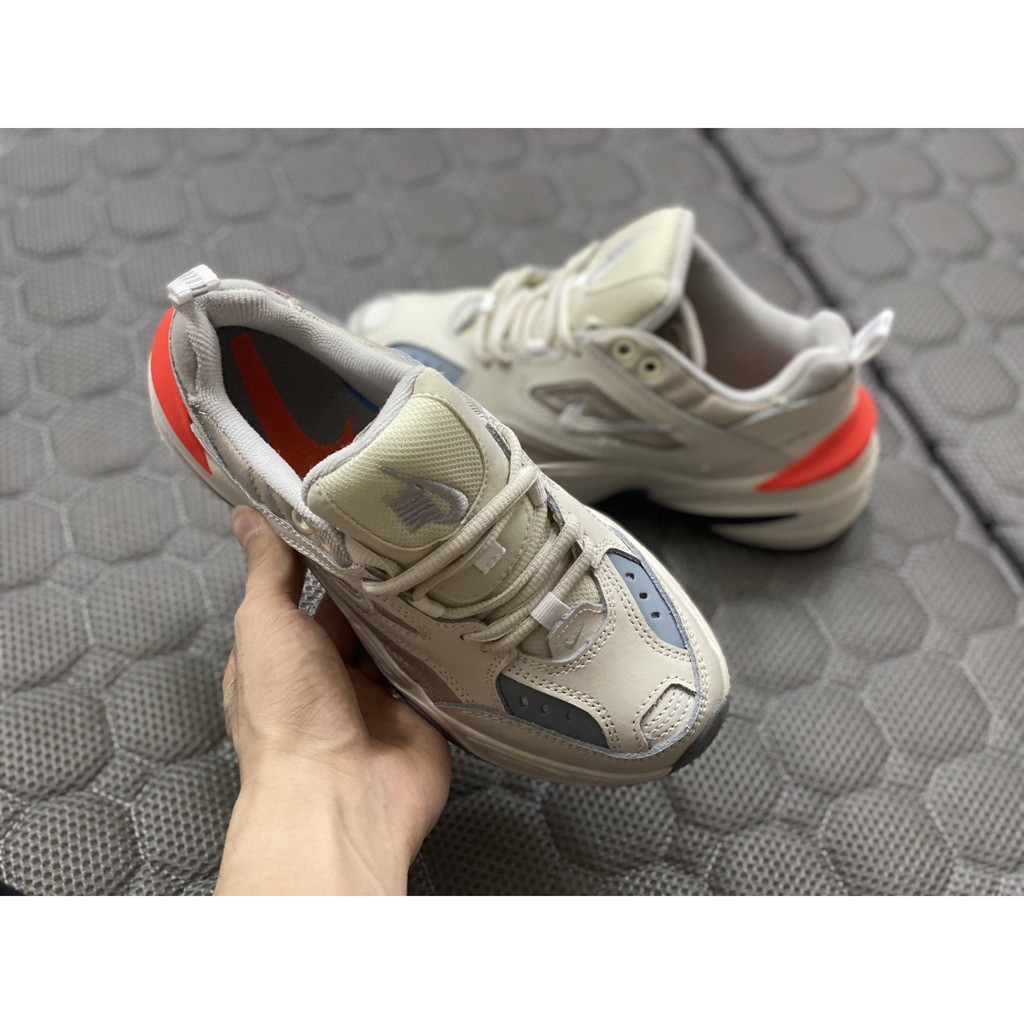 [FREE SHIP+ VIDEO- ẢNH TỰ CHỤP]  Giày thể thao Sneakers nam nữ M2K gót cam Bản cao cấp giúp tăng 3-5cm chiều cao