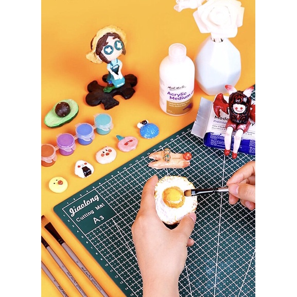 Đất sét tự khô Montmarte tạo hình mỹ thuật trang trí DIY chính hãng 500gr