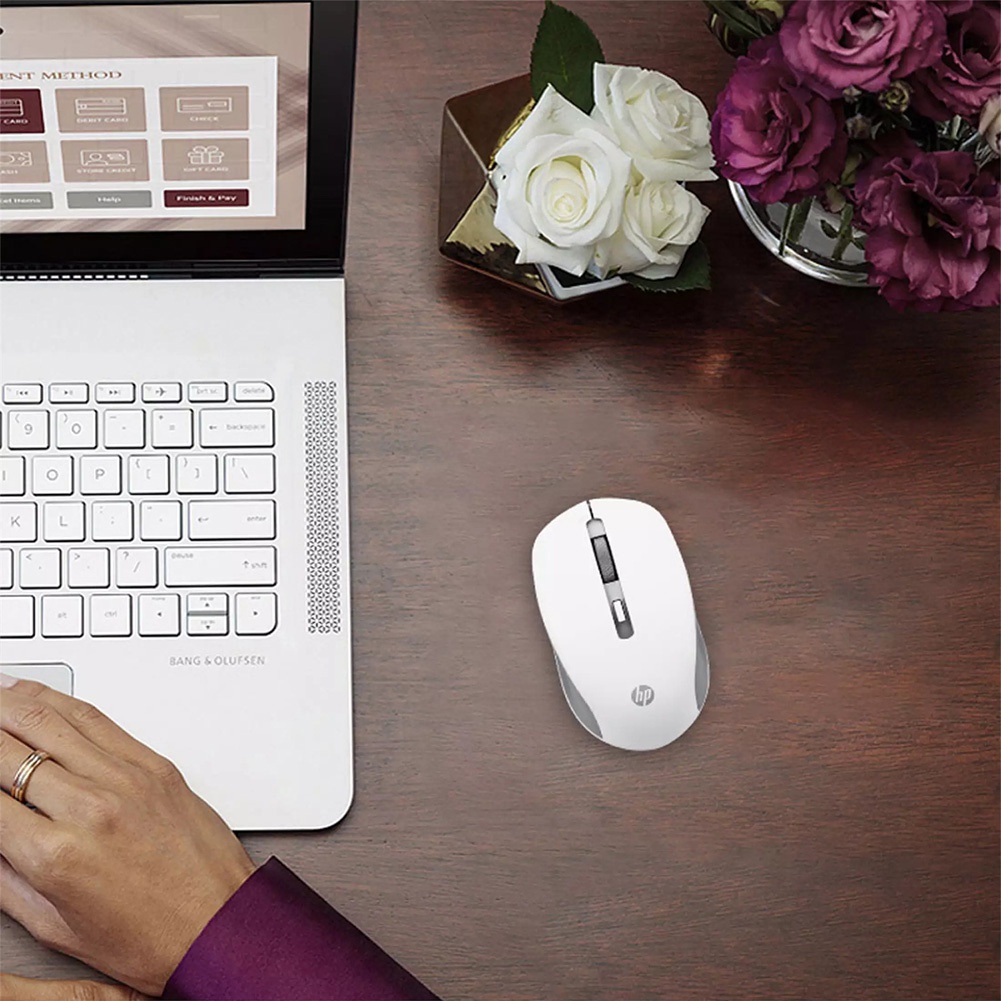 Chuột không dây HP S1000 PLUS 2.4G 1600 DPI USB 3.0 có thể điều chỉnh