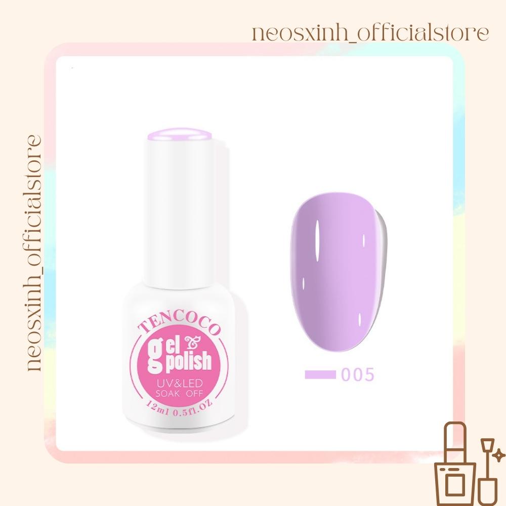Sơn Gel Tencoco Macaron 12ml Màu Kẹo Pastel TENCOCO - Neosxinh Nails