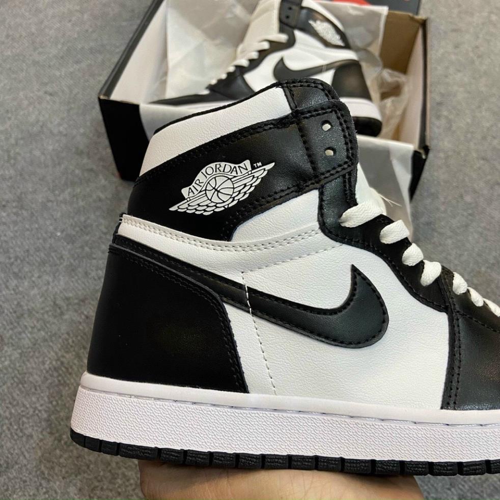 Giày jordan cổ cao đen trắng giày jordan panda thể thao jd1 nam nữ giá rẻ full box bill G04