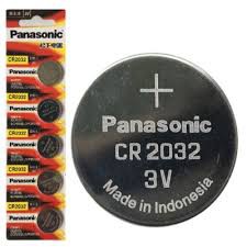 1 vỉ 5 viên pin cmos 3V Lithium Panasonic CR2032 (Pin nút, pin cúc áo)