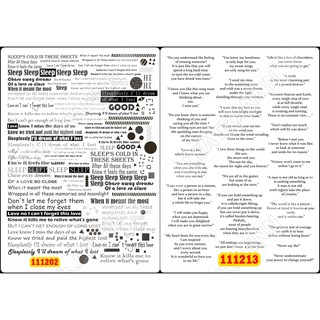 Sticker Washi A4 [ QUOTE VER1] Dạng Lì Trang Trí Bullet Journal Siêu Đẹp 11122019