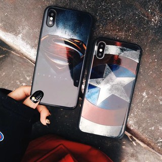 Ốp Lưng Mặt Kính Cho IPhone XS Max - Phong Cách Avenger