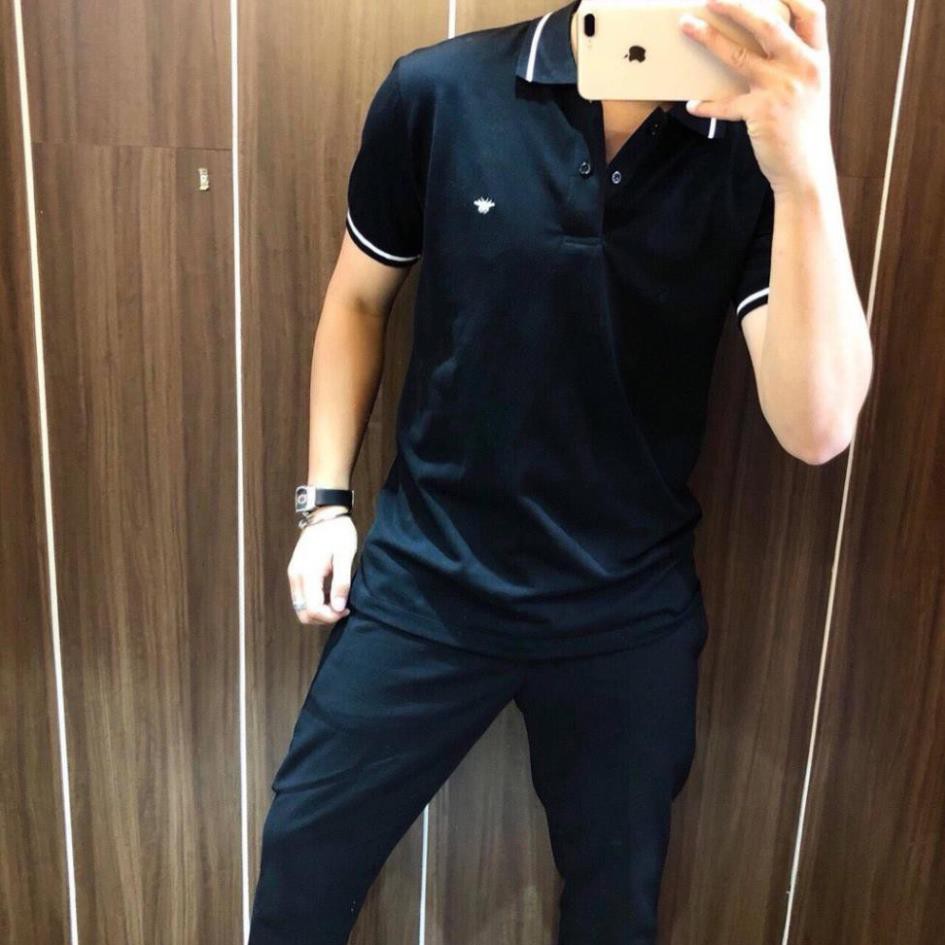 Áo thun polo nam có cổ cao cấp Hamino siêu đẹp chất thun cotton co giãn mát mẻ form rộng thoải mái E3 | BigBuy360 - bigbuy360.vn