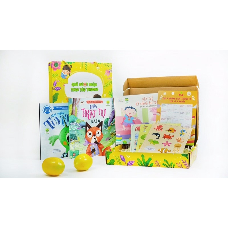 Sách - Hộp quà 1/6 cho trẻ 3-6 tuổi - Hè rộn ràng, vui ngập tràn