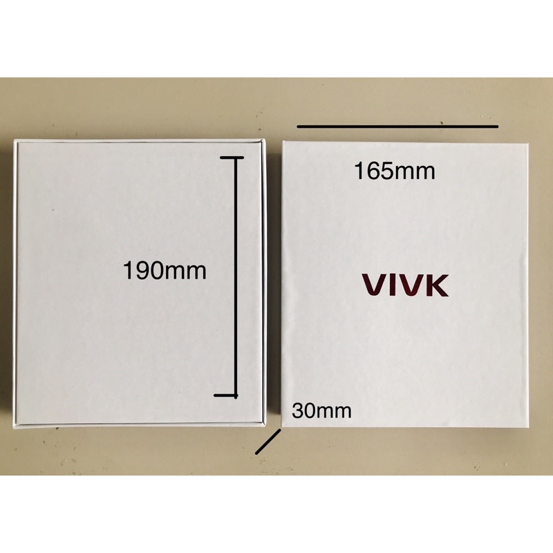 Hộp Nắp Đậy kích thước 190*165*30mm .Nobrand. Giấy Couche chuyên dùng đóng gói thời trang ,điện tử ,trang sức, mỹ phầm..