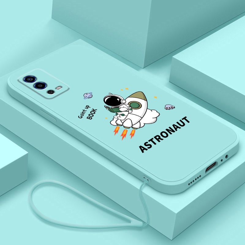 Ốp Điện Thoại Silicone Mềm Chống Sốc In Hình Phi Hành Gia Cho oppo a55 4G