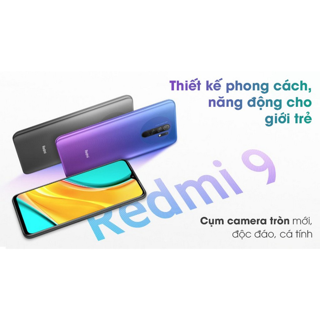 Điện Thoại Xiaomi Redmi 9 3GB/32GB Hàng Chính Hãng BH 18 tháng | BigBuy360 - bigbuy360.vn