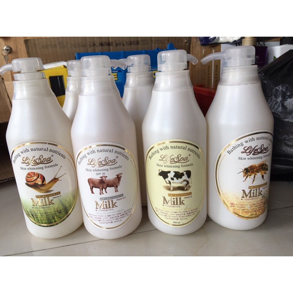SỮA TẮM LIFE SPA THÁI LAN 500ml