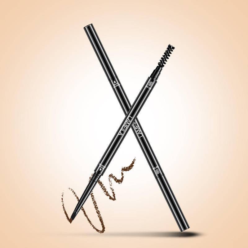 Bút Chì Kẻ Lông Mày Siêu Mịn Trang Điểm Tự Nhiên Lâu Trôi Chống Thấm Nước Có 5 Màu Để Chọn Lựa