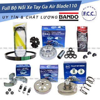 A8 [ Airblade 110 KVB ] Full Trọn bộ tất cả bộ nồi xe Air blade 110 đời 2007 - 2012 FCC có Pulley