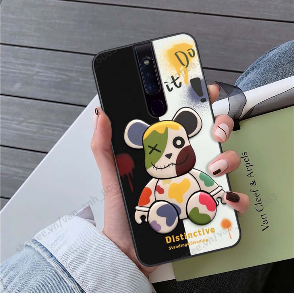 Ốp lưng Oppo A73 / A93 hình kaws, bear brick, venom thời trang siêu ngầu