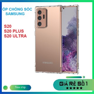 Ốp lưng chống sốc trong suốt 4 góc cho Samsung S20/ S20 Plus/ S20 Ultra bảo vệ máy chống va đập
