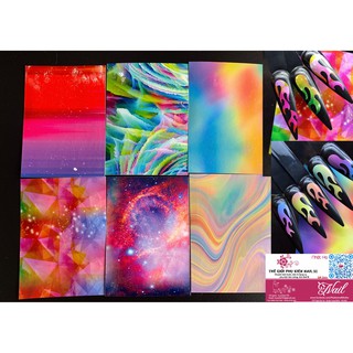 Sticker Lửa Dạ Quang Ngọn Lửa Mẫu Mới