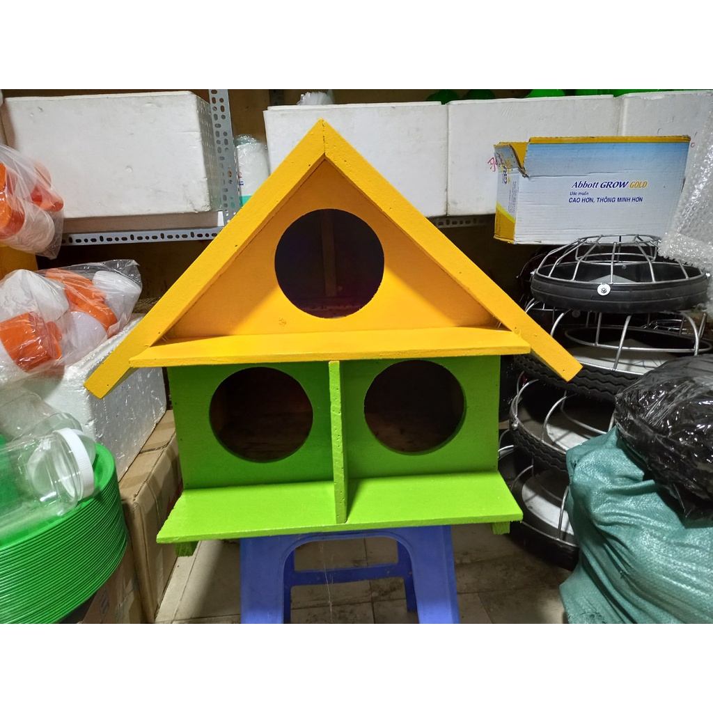 Chuồng Chim Bồ Câu Bằng Gỗ 3 Lỗ