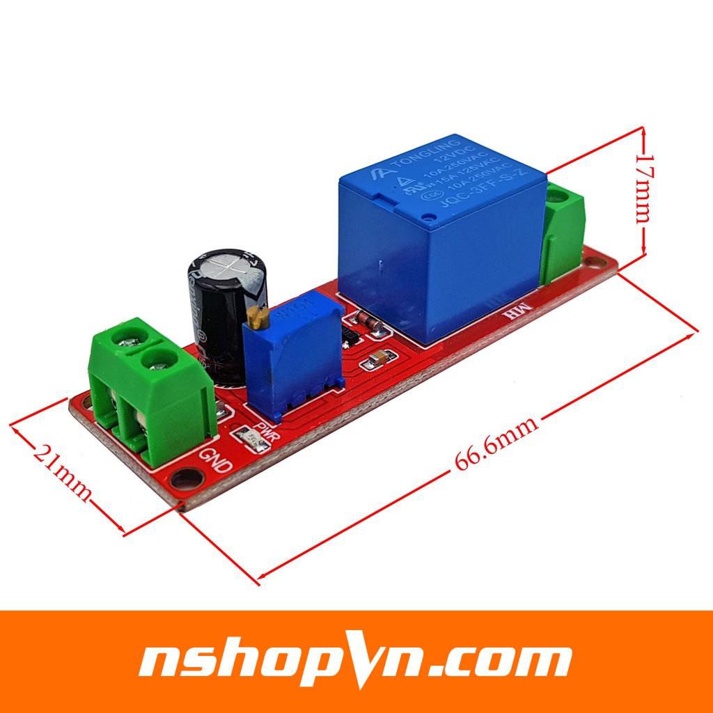 Module Relay Tạo Trễ Đóng Ngắt Thiết Bị - Đóng trễ - Mở trễ