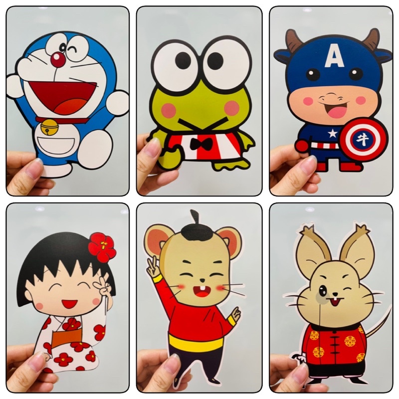 Set 5 Bao Lì Xì Chibi Nhiều Mẫu Siêu Dễ Thương Giá Hạt Rẻ
